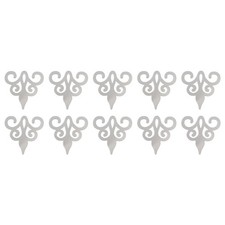 10x3D Miroir Carreaux