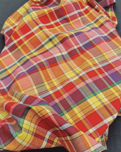 Tissu madras antillais - madras,
