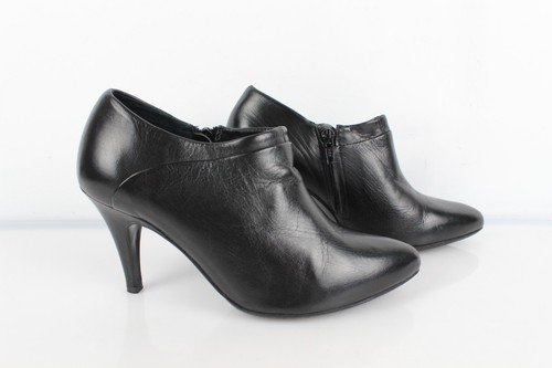 Escarpins boots cuir - escarpins,