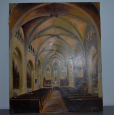 Ancien Tableau Peinture  à L' Huile Signé R JAY ou R VAY