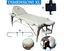 TABLE DE MASSAGE 3 ZONES CRÈME + PORTE ROULEAU COSMETIQUE LIT ESTHETIQUE PLIANTE