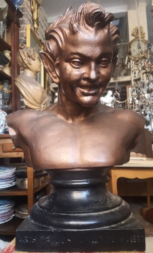 Grand buste antique 1880 - grand,