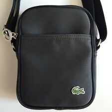 Sacoche Zippée Noire Lacoste