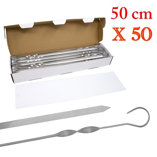 Brochettes viande inox - viande,