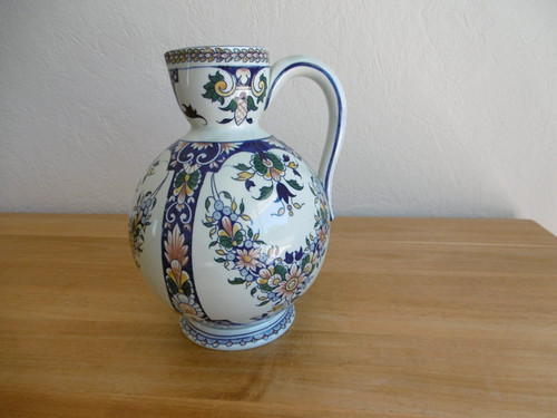 Pichet ventru faience gien - ventru,