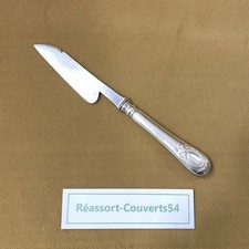 couteau à fromage CHRISTOFLE modèle ECUSSON LOUIS XVI métal argenté 19,5 cm