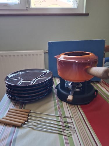 Staub ensemble fondue fromage