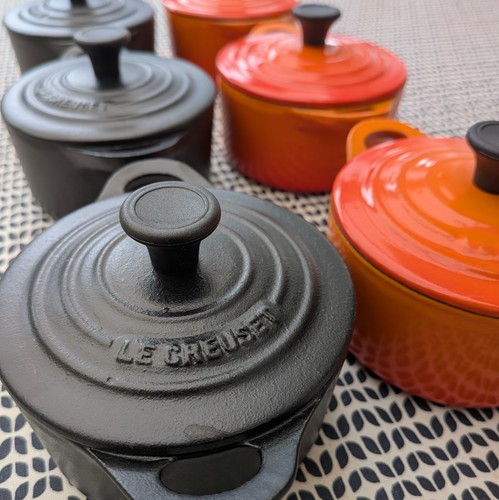 Lot mini cocottes creuset - mini-cocottes, le