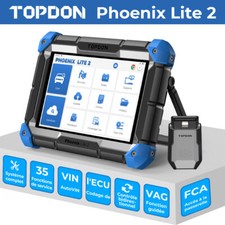 🔥2025 TOPDON Phoenix Lite 2 Valise OBD2 Diagnostic Auto Multimarque Codage ECU 