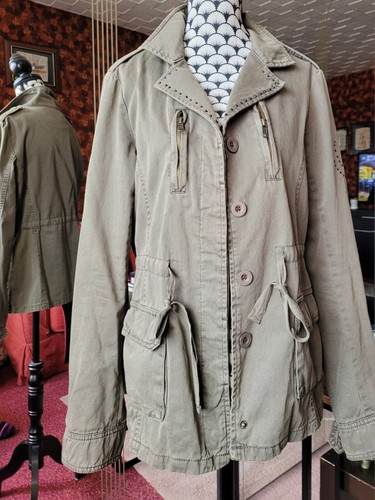 Veste militaire kaki - veste, militaire,