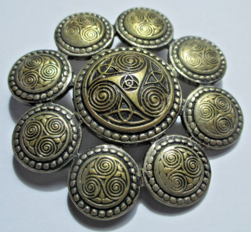 Grande broche kelt - kelt, argent