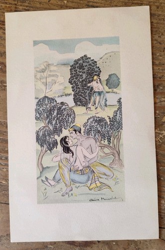 Gravure érotique orientale - gravure,
