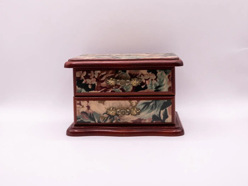 Boîte bijoux bois marron - à,