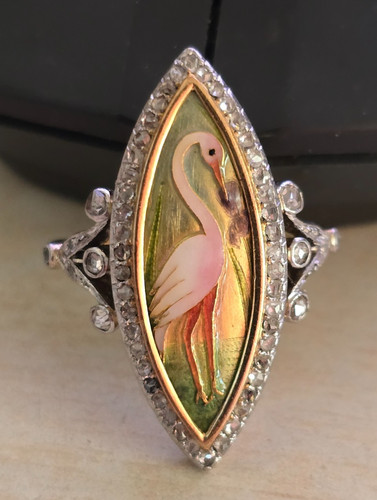 Ancienne bague 18k - ,