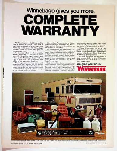 Winnebago motorhome - winnebago, rv