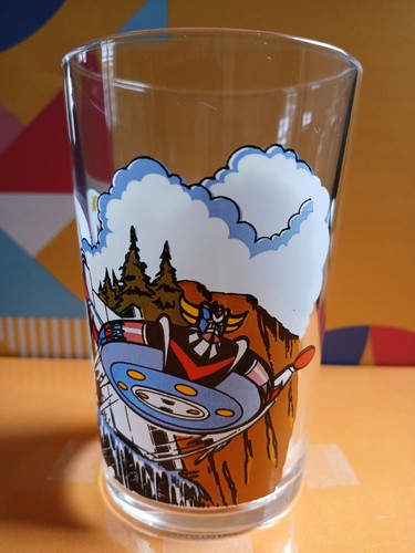Beau verre goldorak héros - beau,