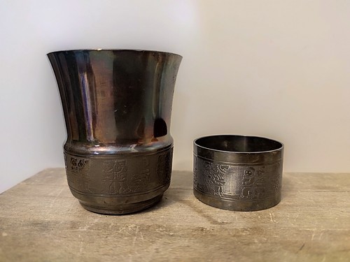 Timbale gobelet de baptême - timbale, /