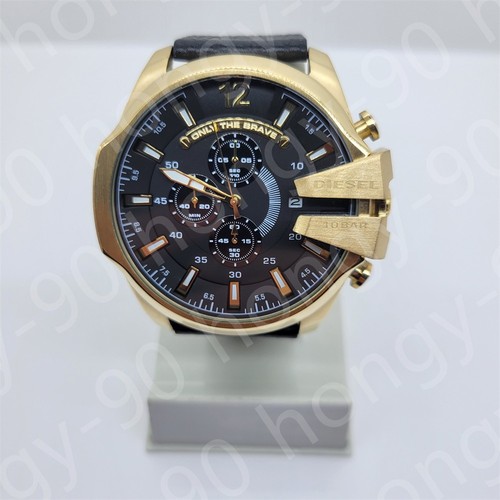 Diesel dz4344 mega - chief, gold