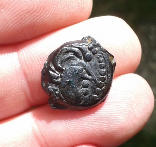 Monnaie gauloise bronze senon - bronze,