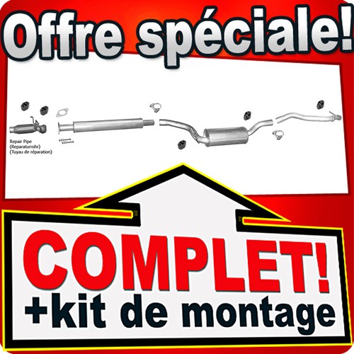 Ligne pot échappement pour - pot,