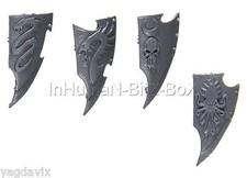 ENCH17 BOUCLIER x4 B CAVALIER SANG FROID ELFE NOIR WARHAMMER BITZ DARK ELF