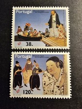 TIMBRE PORTUGAL L'ARRIVÉE DES