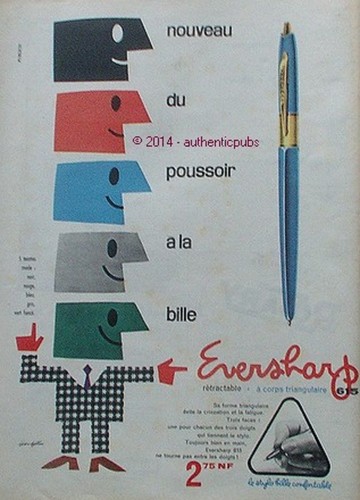 Publicite eversharp stylo - publicite,