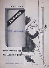 PUBLICITE DUNLOPILLO MATELAS