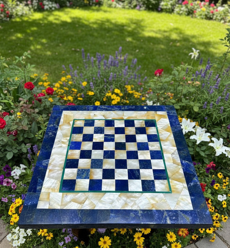 Jeu échecs marbre - jeu, d'échecs