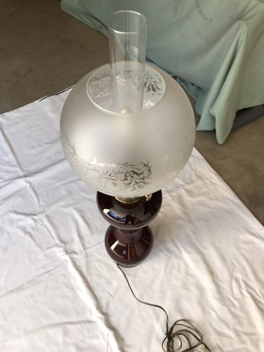 Lampe retro porcelaine - retro, de
