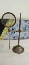 Loupe de table réglable nautique en laiton massif ~ verre maison et bureau Des