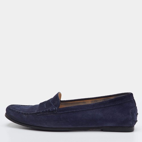 Mocassins daim bleu marine - mocassins,