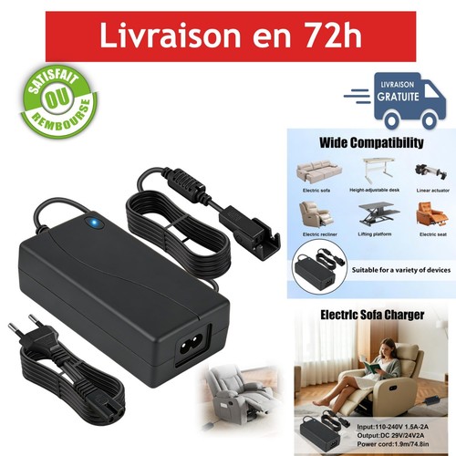 Adaptateur secteur 29v pour - 29v, 2a