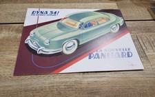 Catalogue brochure Prospectus panhard dyna54