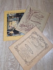 lot de 3 cahiers anciens