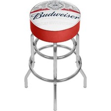 Budweiser chrome padded bar - chrome,