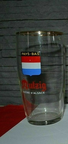 Verre bière publicitaire - à,