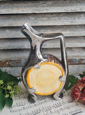 ANCIENNE BOUTEILLE VIDE GRAND MARNIER FORME  RONDIN DE  BOIS  CORONETTI 1950