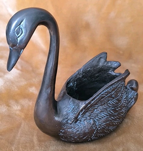 Cygne ancien laiton - cygne, en