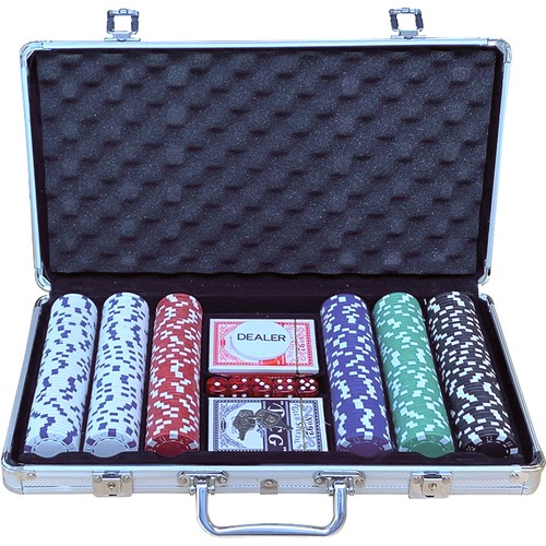 Coffret poker aluminium 300 - coffret,