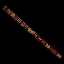 Flûte indienne décorative