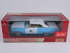SUN STAR n° 1446 FORD Galaxie 500 POLICE CAR 1964 neuf 1/18