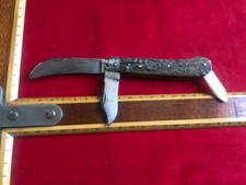 couteau a greffer BAVU ST A GERMAIN rare vigneron antique knife coltello messer