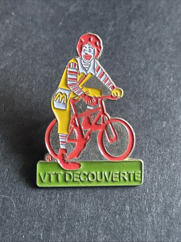 Pins ronald mac donald vélo - ronald,