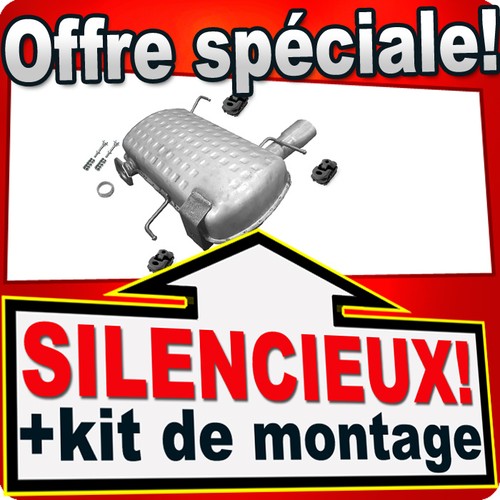 Silencieux arriere pour - silencieux,
