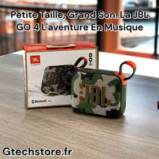 JBL GO4 Portable Et Étanche, Enceinte Bluetooth nouveau Sans Fil, Son Puissant