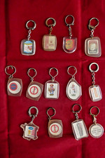 Lot de 13 Porte-clés publicitaires anciens Thème Biscottes Prior Mam-Coz Excel