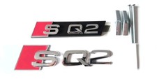 Original Audi SQ2 calandre Clip + arrière emblème lettrage logo Chrome Q2 GA