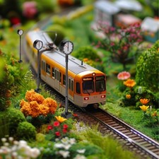 Horloge de train modèle