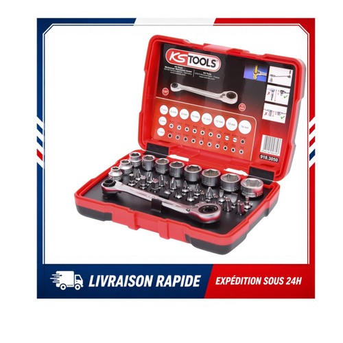 Coffret douilles traversantes